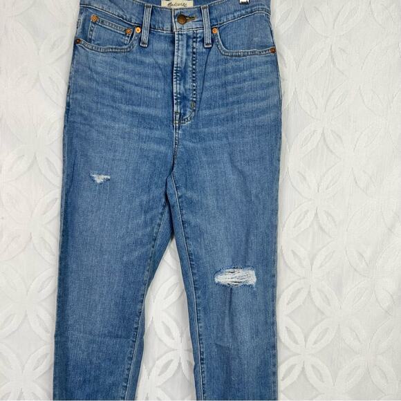 MADEWELL The Perfect Vintage Classic Skinny Distressed Jeans Size 25 NWT - Picture 5 of 10